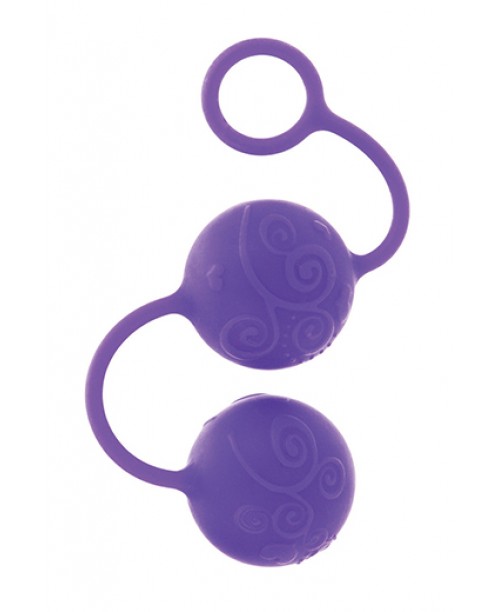 "Posh Silicone ""O"" Balls - Purple"